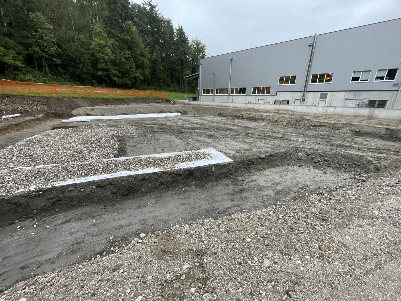 Arbeitsebene in Vorbereitung