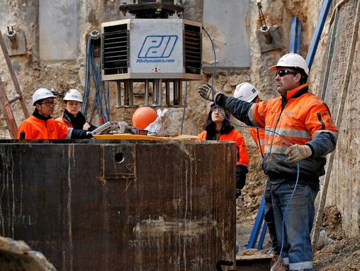 Diverse Keller team on site