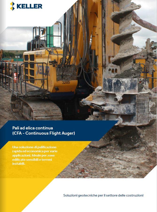 Brochure - Pali ad elica continua (CFA - Continuous Flight Auger) Keller Fondazioni